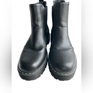 Sincerely Jules Hippie Chelsea Black Platform Pull On Boots size 7.5